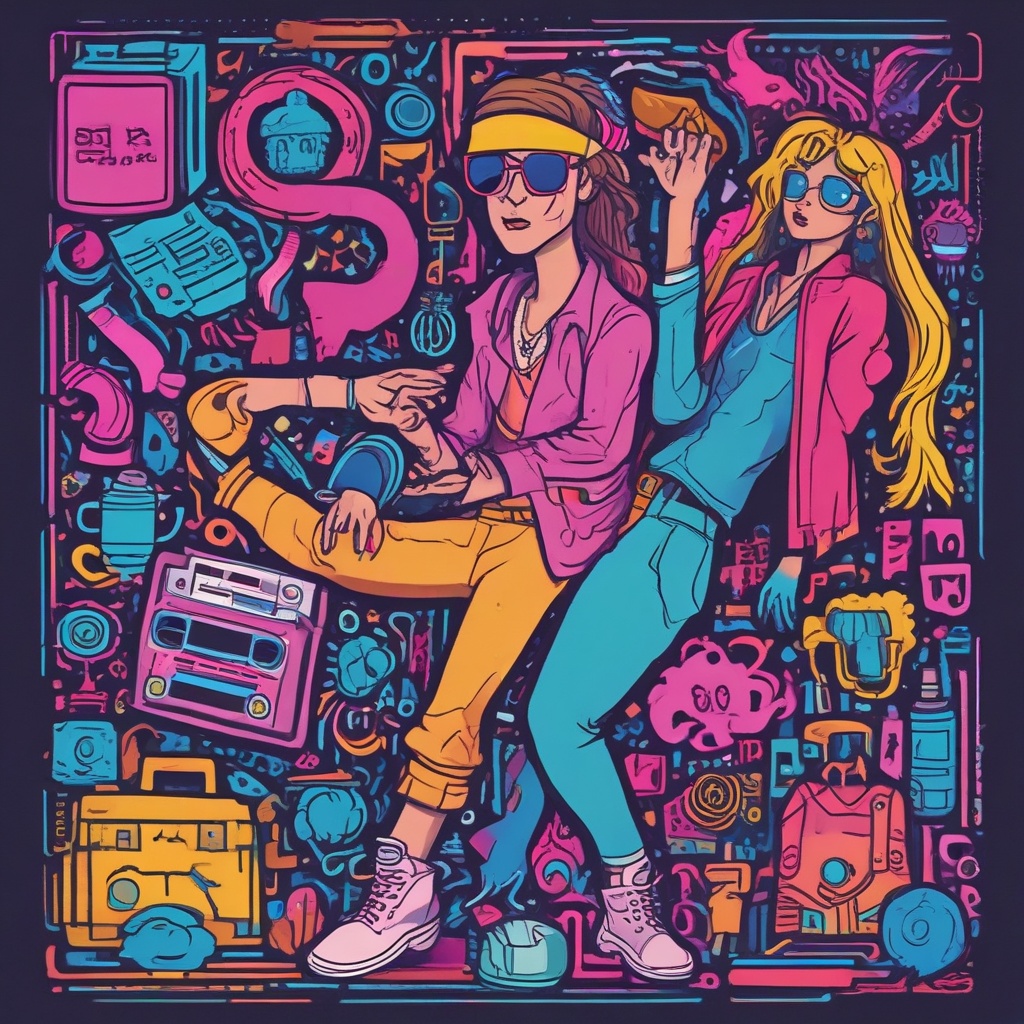 80s themed image 5
